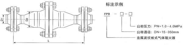 天然气阻火器 天然气阻火器